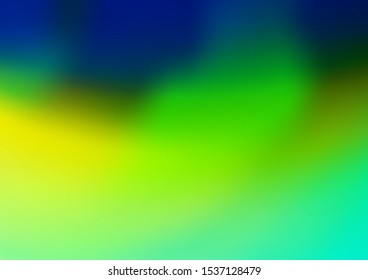 Dark Blue, Yellow vector blurred bright template. Shining colorful illustration in a Brand new style. The background for your creative designs.