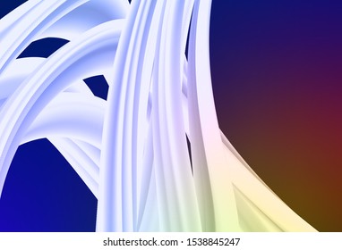 Dark Blue, Yellow vector blurred shine abstract texture. New colored illustration in blur style with gradient. New style for your business design.