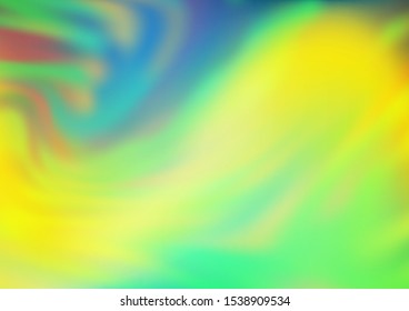 Dark Blue, Yellow vector blurred shine abstract pattern. Glitter abstract illustration with an elegant design. The template can be used for your brand book.