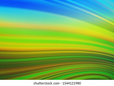 Dark Blue, Yellow vector blurred background. An elegant bright illustration with gradient. The template for backgrounds of cell phones.