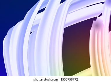 Dark Blue, Yellow vector blurred shine abstract texture. Abstract colorful illustration with gradient. Smart design for your work.