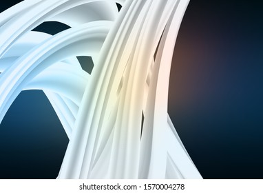 Dark Blue, Yellow vector blurred bright pattern. An elegant bright illustration with gradient. Background for a cell phone.