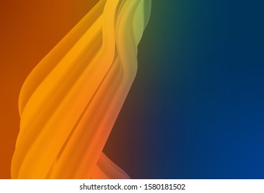 Dark Blue, Yellow vector blurred bright texture. New colored illustration in blur style with gradient. Elegant background for a brand book.
