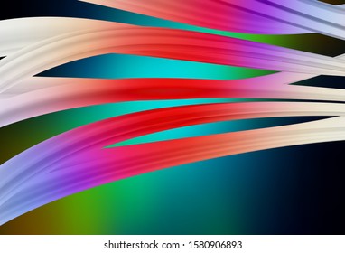 Dark Blue, Yellow vector blurred bright texture. Glitter abstract illustration with gradient design. The best blurred design for your business.