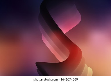 Dark Blue, Yellow vector blurred and colored pattern. Colorful illustration in abstract style with gradient. Elegant background for a brand book.