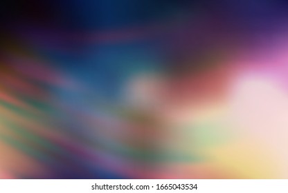 Azul oscuro, Rama borrosa vectorial amarillo. Ilustración colorida en estilo abstracto con degradado. Diseño inteligente para su trabajo.