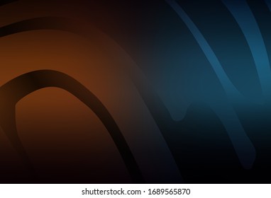 Dark Blue, Yellow vector blurred and colored pattern. New colored illustration in blur style with gradient. Smart design for your work.