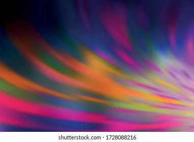 Azul oscuro, amarillo vectorial borroso brillo fondo abstracto. Ilustración abstracta brillante con diseño gradiente. Fondo para los diseños.