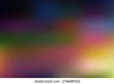 Dark Blue, Yellow vector blurred template. Colorful abstract illustration with gradient. The best blurred design for your business.