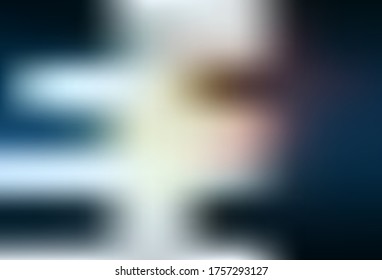 Dark Blue, Yellow vector blurred shine abstract template. Shining colorful illustration in smart style. The best blurred design for your business.