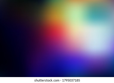 Azul oscuro, vector amarillo borrosa textura brillante. Una ilustración de color completamente nueva en un estilo borroso. El mejor diseño borroso para su negocio.