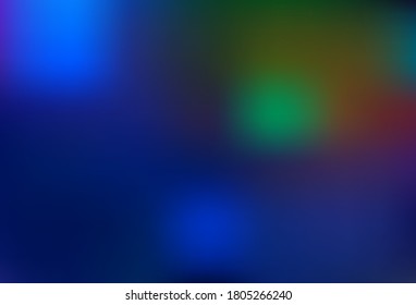 Dark Blue, Yellow vector blurred shine abstract background. New colored illustration in blur style with gradient. Elegant background for a brand book.