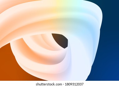 Azul oscuro, fondo borroso del vector amarillo. Ilustración abstracta colorida con gradiente. Marco elegante para un libro de marca.