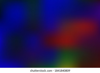 Dark Blue, Yellow vector blurred bright template. New colored illustration in blur style with gradient. Elegant background for a brand book.