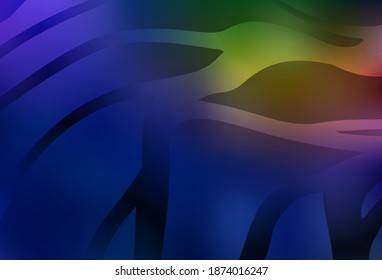 Dark Blue, Yellow vector blurred and colored pattern. Colorful abstract illustration with gradient. Completely new design for your business.