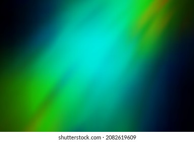 Dark Blue, Yellow vector blurred pattern. Colorful illustration in abstract style with gradient. The best blurred design for your business.