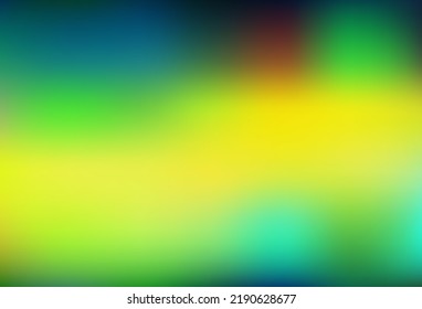 Dark Blue, Yellow vector blurred shine abstract template. A vague abstract illustration with gradient. Template for any brand book.