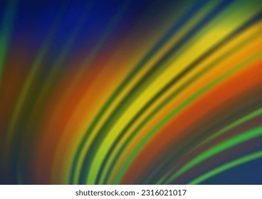 Dark Blue, Yellow vector blurred bright pattern. Shining colorful illustration in a Brand new style. The elegant pattern for brand book.