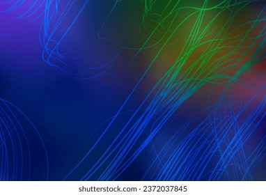 Dark Blue, Yellow vector blurred shine abstract background. New colored illustration in blur style with gradient. Elegant background for a brand book.