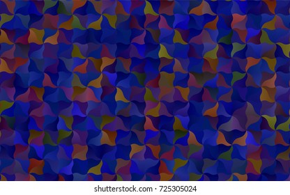 Dark Blue, Yellow vector blurred pattern. Modern geometrical abstract illustration with gradient bandy lines. The polygonal design can be used for your web site.