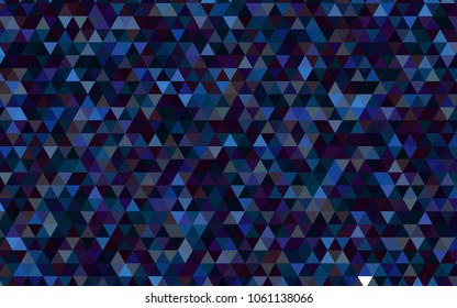 Dark Blue, Yellow vector blurry triangle pattern. Colorful abstract illustration with gradient. The template can be used as a background for cell phones.
