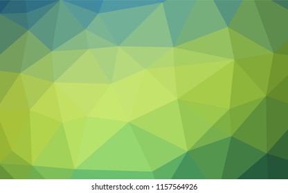 Dark Blue, Yellow vector blurry hexagon template. Glitter abstract illustration with an elegant design. A completely new design for your business.