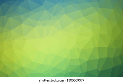 Dark Blue, Yellow vector blurry triangle texture. A completely new color illustration in a vague style. Polygonal design for your web site.
