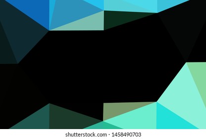Dark Blue, Yellow vector blurry triangle texture. Brand new colorful illustration in with gradient. Elegant pattern for a brand book.