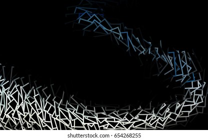 Dark Blue, Yellow vector blurry rectangular background. Geometric background in square style with gradient. The pattern can be used for brand-new background.