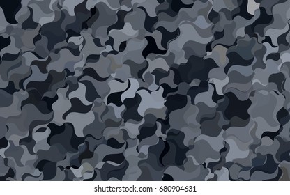 Dark Blue, Yellow vector blurry arched background. Glitter abstract illustration with wry lines. The polygonal design can be used for your web site.
