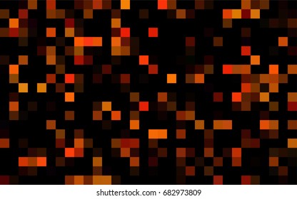 Dark Blue, Yellow vector blurry rectangular background. Geometric background in square style with gradient. The pattern can be used for brand-new background.