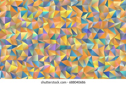 Dark Blue, Yellow vector blurry triangle pattern. Glitter abstract illustration with an elegant design. A completely new template for your business design.