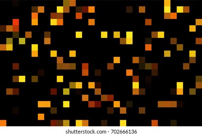 Dark Blue, Yellow vector blurry rectangular background. Geometric background in square style with gradient. The pattern can be used for brand-new background.