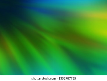 Dark Blue, Yellow vector bokeh pattern. Colorful abstract illustration with gradient. The background for your creative designs.