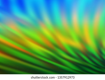 Dark Blue, Yellow vector bokeh and colorful pattern. Colorful abstract illustration with gradient. The blurred design can be used for your web site.