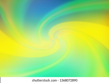 Dark Blue, Yellow vector bokeh and colorful pattern. Glitter abstract illustration with an elegant design. The blurred design can be used for your web site.