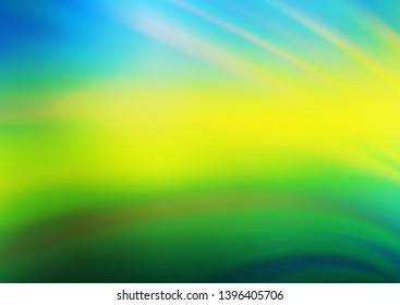 Dark Blue, Yellow vector bokeh and colorful pattern. An elegant bright illustration with gradient. The background for your creative designs.