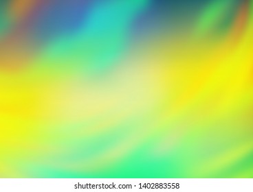 Dark Blue, Yellow vector bokeh pattern. An elegant bright illustration with gradient. The blurred design can be used for your web site.