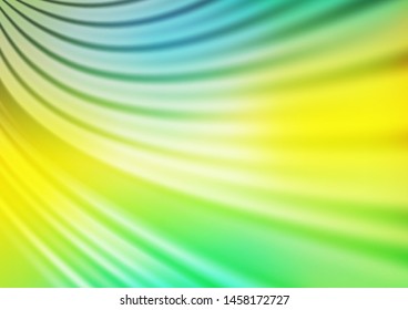 Dark Blue, Yellow vector bokeh and colorful pattern. Creative illustration in halftone style with gradient. A completely new template for your design.
