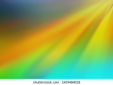 Dark Blue, Yellow vector bokeh pattern. Glitter abstract illustration with an elegant design. Brand new style for your business design.