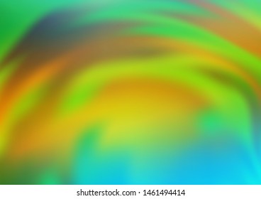 Dark Blue, Yellow vector bokeh pattern. Glitter abstract illustration with an elegant design. The background for your creative designs.