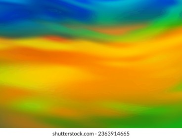 Dark Blue, Yellow vector bokeh template. Colorful illustration in abstract style with gradient. A completely new design for your business.