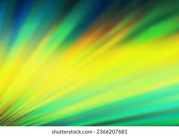 Dark Blue, Yellow vector bokeh pattern. An elegant bright illustration with gradient. Brand new design for your business.