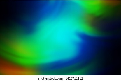 Dark Blue, Yellow vector colorful blur background. Abstract colorful illustration with gradient. New way of your design.