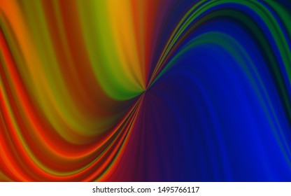 Dark Blue, Yellow vector colorful abstract texture. Abstract colorful illustration with gradient. Background for a cell phone.