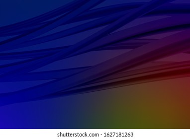 Dark Blue, Yellow vector colorful blur background. Modern abstract illustration with gradient. Background for a cell phone.