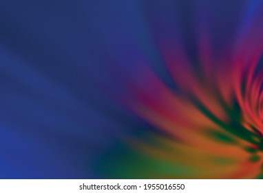 Azul oscuro, amarillo vectorial colorido fondo negro. Ilustración abstracta moderna con gradiente. Diseño borroso para su sitio web.