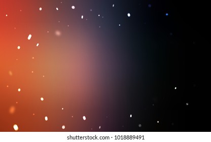 Dark Blue, Yellow vector cover with beautiful snowflakes. Shining colored illustration with snow in christmas style. The pattern can be used for year new  websites.