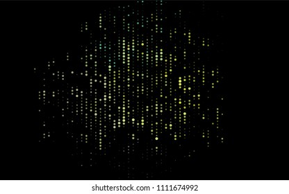Dark Blue, Yellow vector  cover with spots. Beautiful colored illustration with blurred circles in nature style. Beautiful design for your business natural advert.