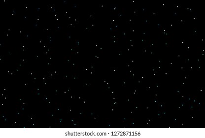 Dark Blue, Yellow vector cover with small and big stars. Blurred decorative design in simple style with stars. The pattern can be used for wrapping gifts.